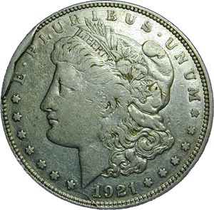 1921-D VAM 1X Full Coin